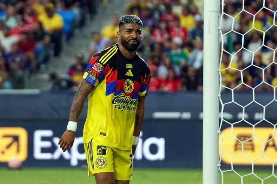 La cara de frustración de Rodrigo Aguirre lo dijo todo para el América en este Campeón de Campeones.