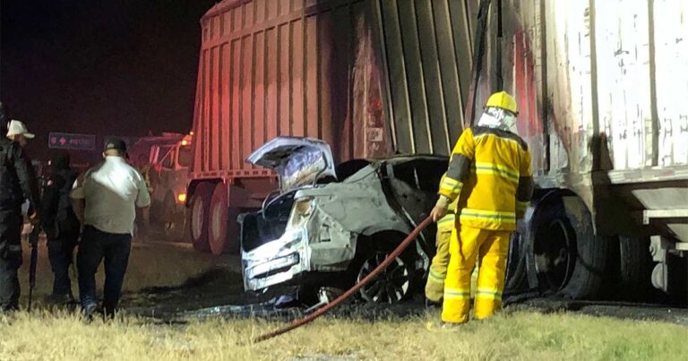 Accidente carretero en Tamaulipas deja saldo de un muerto