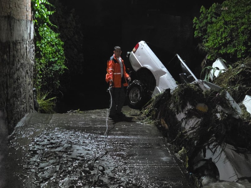 Activan Plan de Contingencia por desbordamiento de río en Ecuandureo