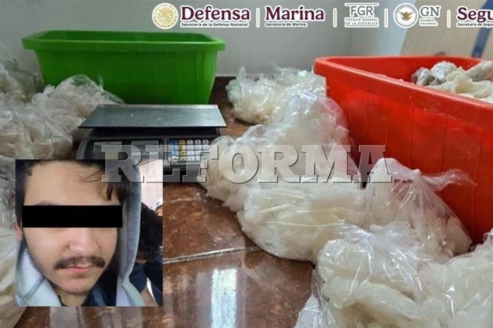 Aseguran 800 kilos de metanfetamina en Morelia