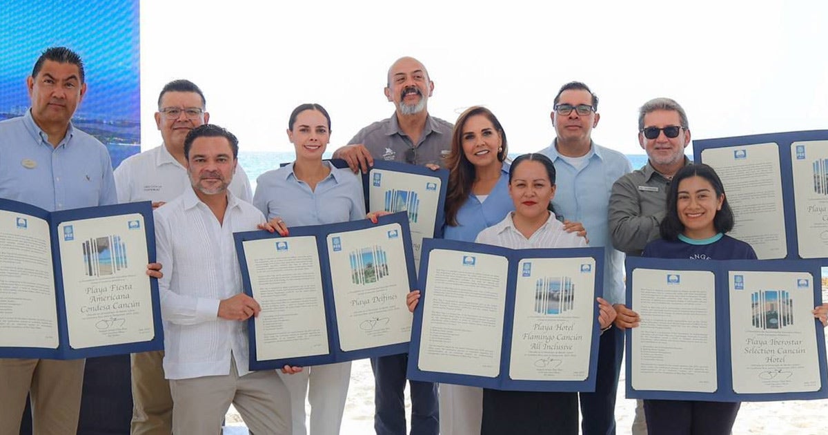 Cancún cuenta con 16 certificaciones por el manejo sustentable y limpieza de sus playas