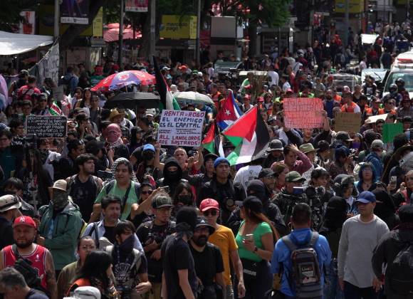 Concluye la tercera marcha anti gentrificación en la Ciudad de México