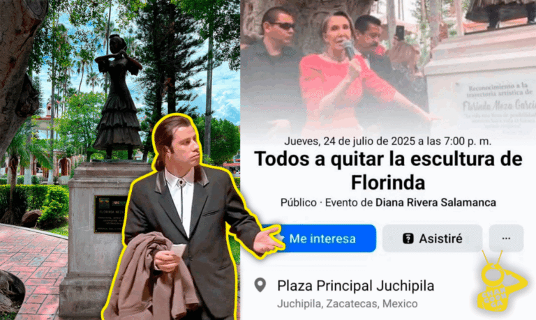 Convocaron A Quitar La Estatua De Doña Florinda, Pero Siempre Nadie Fue - Changoonga.com