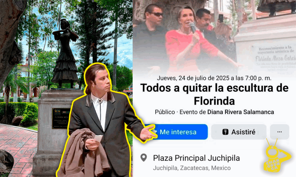 Convocaron A Quitar La Estatua De Doña Florinda, Pero Siempre Nadie Fue - Changoonga.com