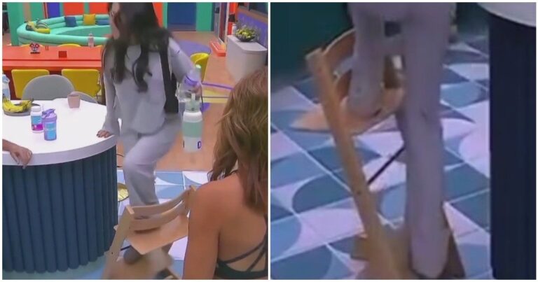 Dalilah rompe la silla de Abelito en La Casa de los Famosos México