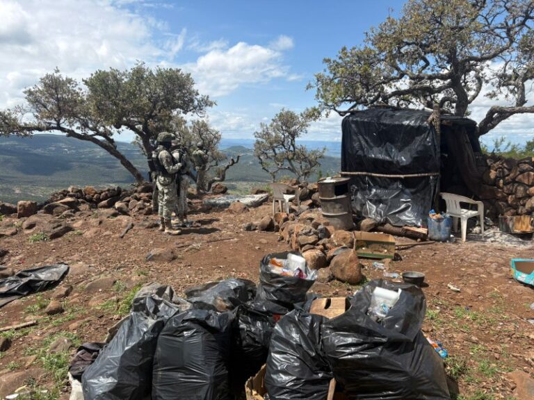 Desmantelan campamento en Huejuquilla El Alto