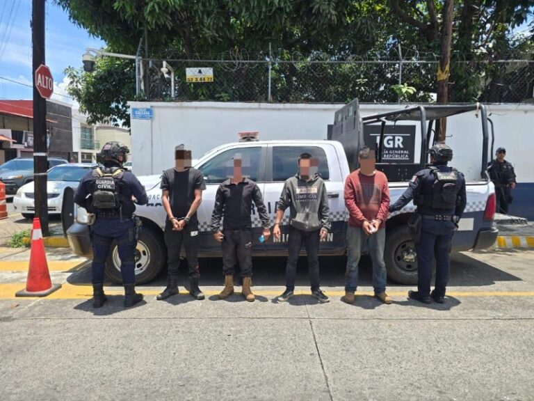 Detienen a cuatro venezolanos en Uruapan