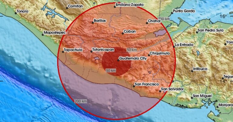 Dos fuertes sismos hacen temblar Guatemala