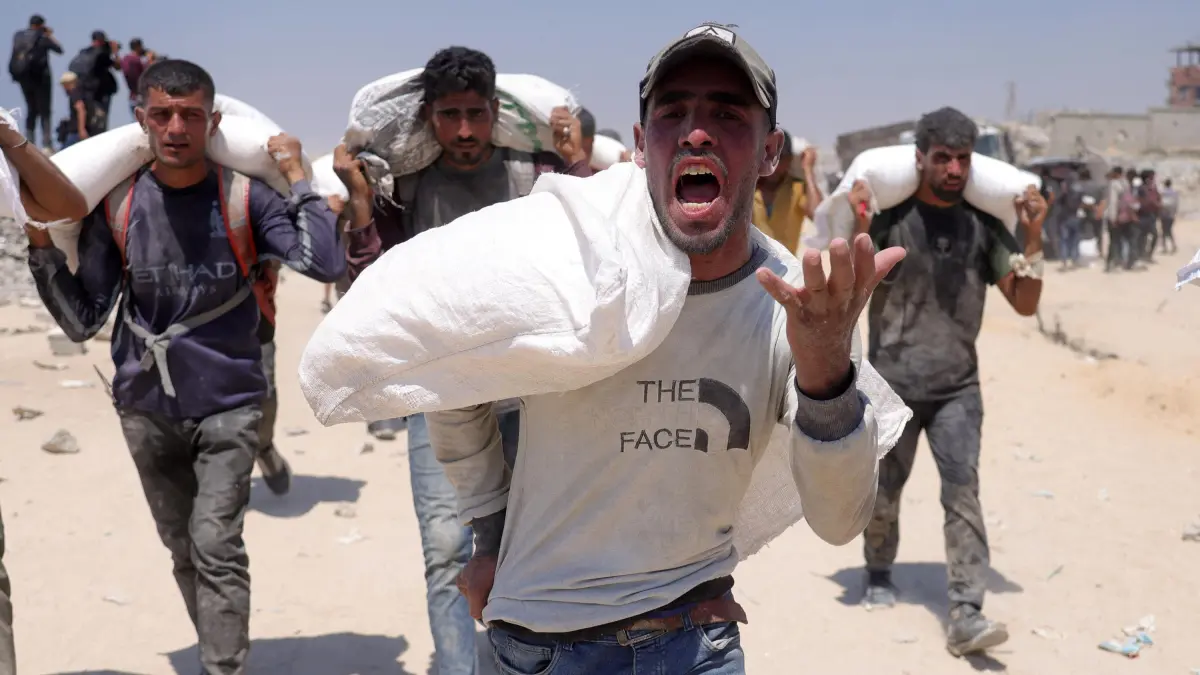 Estados Unidos dice que instalará 'centros de alimentos sin vallas' en Gaza con sus aliados tras afirmar que hay señales de 'verdadera hambre'