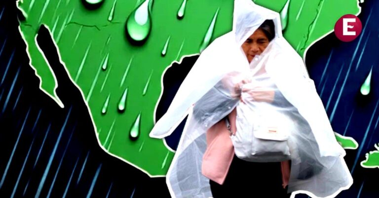 Estos estados serán afectados por lluvias