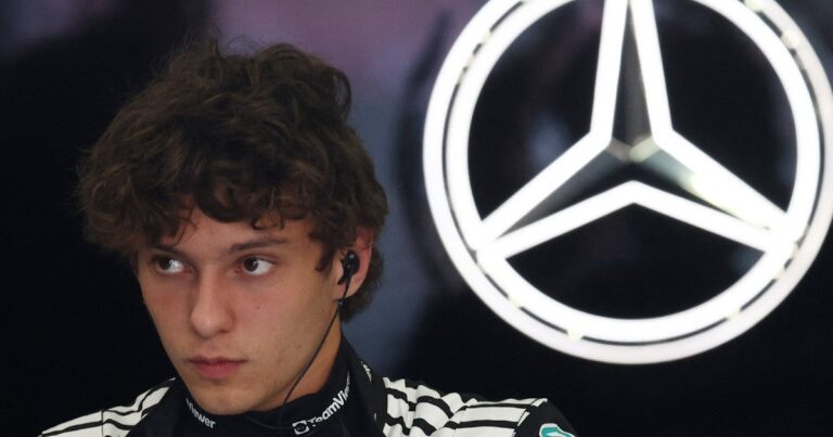 F1:Antonelli rompe en llanto ante las cámaras tras desastre en Spa