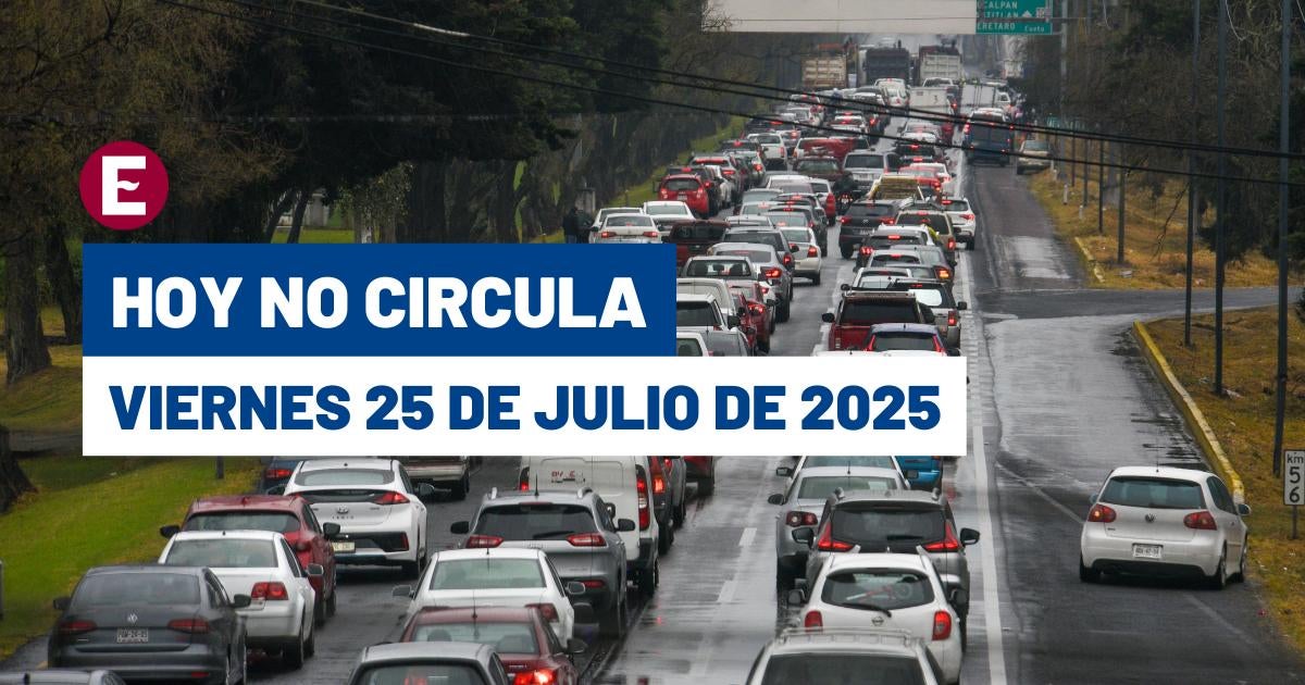 Frenan circulación a estos autos este viernes en CDMX y Edomex
