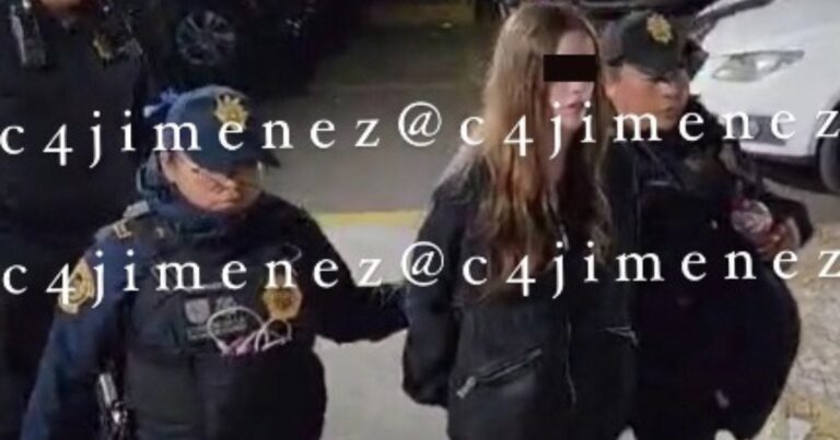 Influencer Marianne Gonzaga salió encapuchada; pasó 5 meses presa