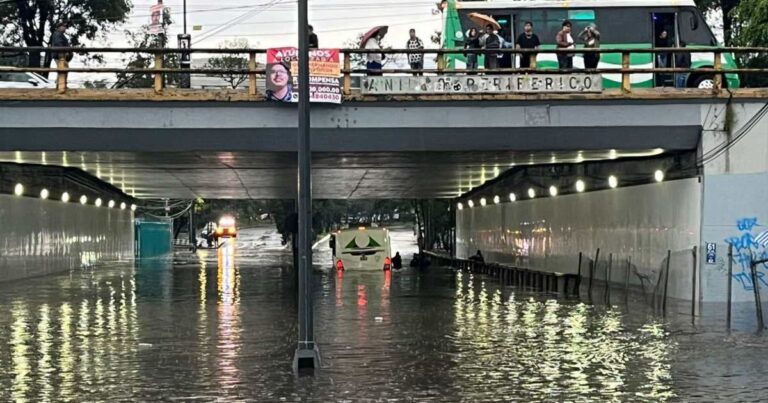 Lluvia en CDMX supera promedio histórico en julio 2025