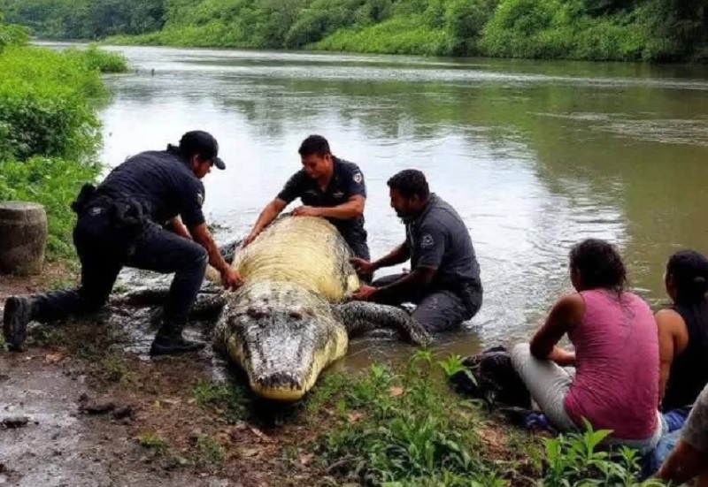 #Michoacán Preocupación Por Presunto Asesinato De Cocodrilo En LZC Tras Búsqueda De Chavito Que Cayó A Estero - Changoonga.com
