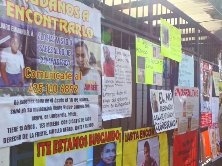 Michoacán: desapariciones crecen y jóvenes son los más afectados