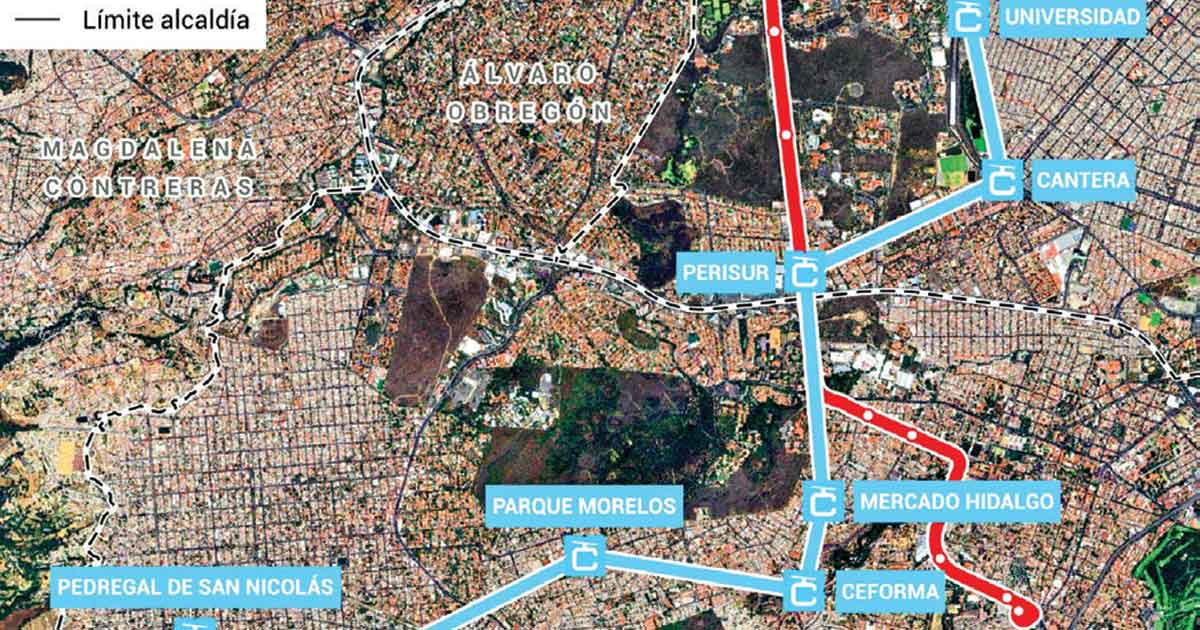 Perisur, nodo de movilidad por Cablebús
