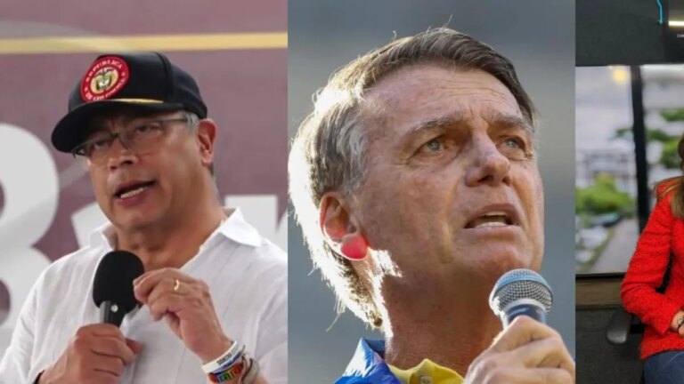 Presidente Petro critica sanción de Estados Unidos a juez de Jair Bolsonaro en Brasil y María Elvira Salazar le responde: 'Instintos autoritarios'