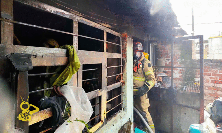 Se Registra Incendio En Casa De La Colonia Industrial, Al Norte De Morelia - Changoonga.com