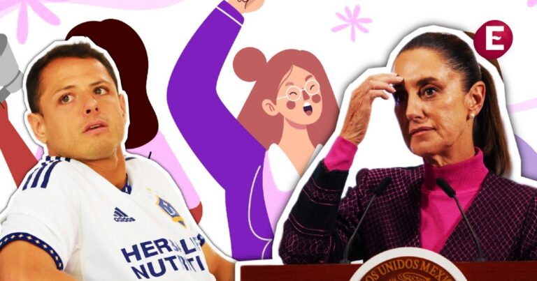 Sheinbaum le contesta al Chicharito tras sus dichos sobre las mujeres