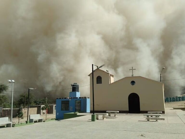 Tormenta de arena cubre Perú: emiten alerta por riesgos a la salud