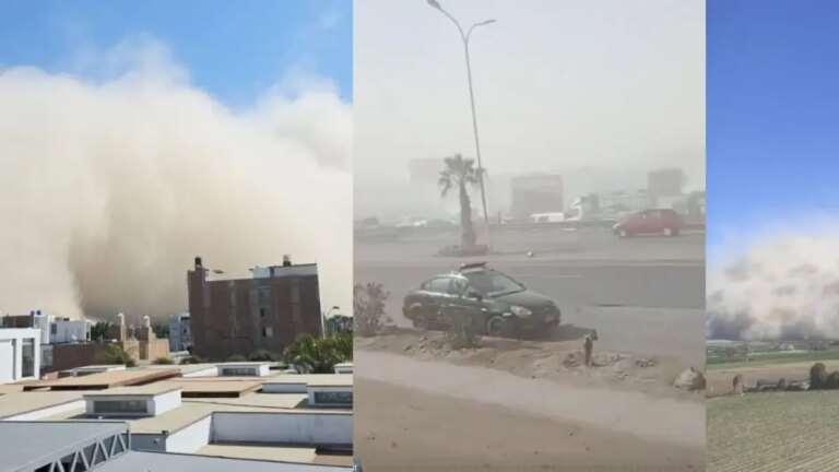 Tormenta de arena en Perú
