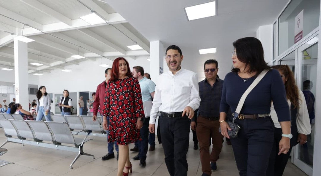 Visita Martí Batres unidad de medicina familiar del ISSSTE “Tecámac”, Estado de México