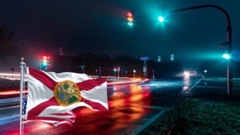 por qué Florida tiene luces azules también en las calles
