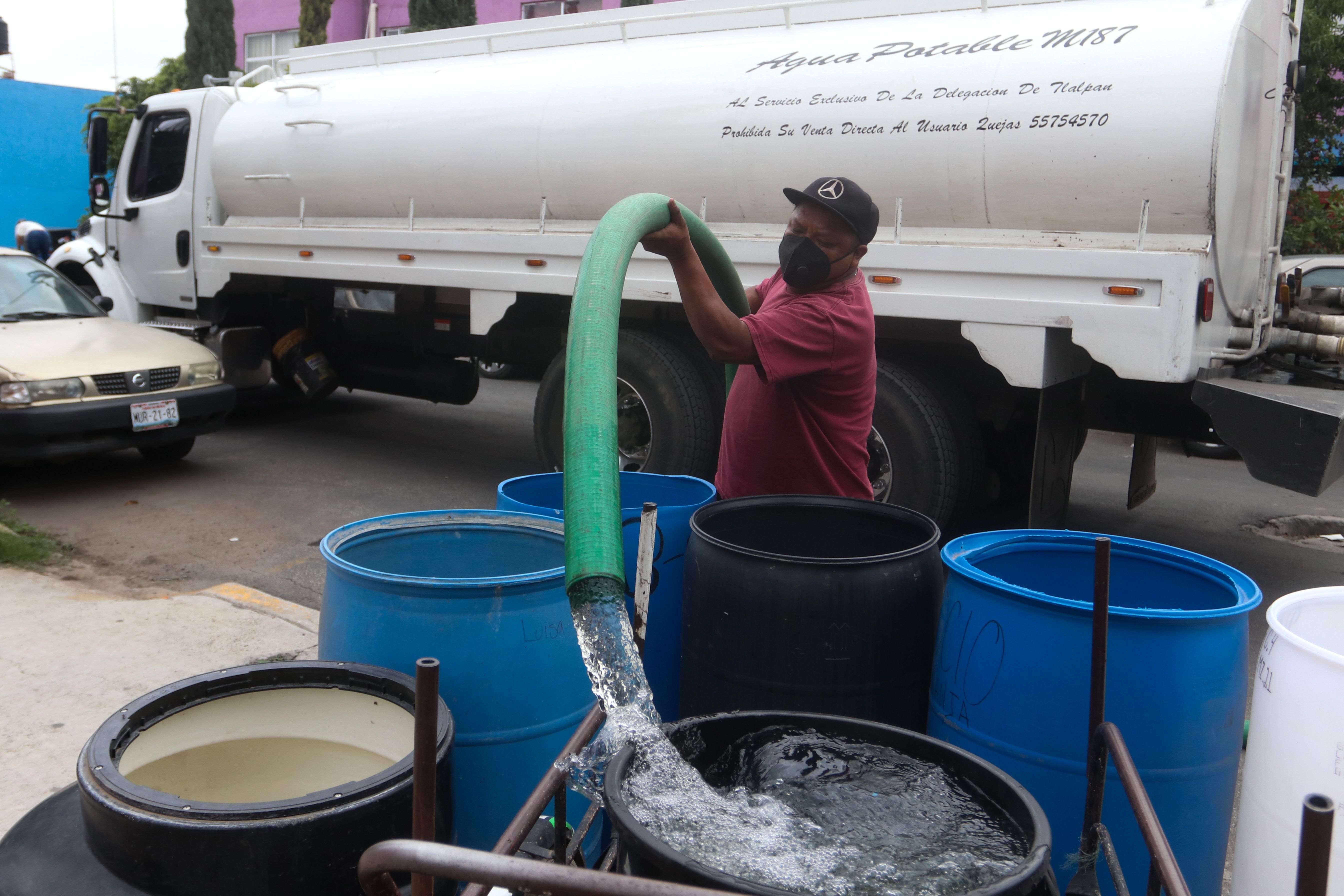 CDMX activa tandeo de agua en agosto