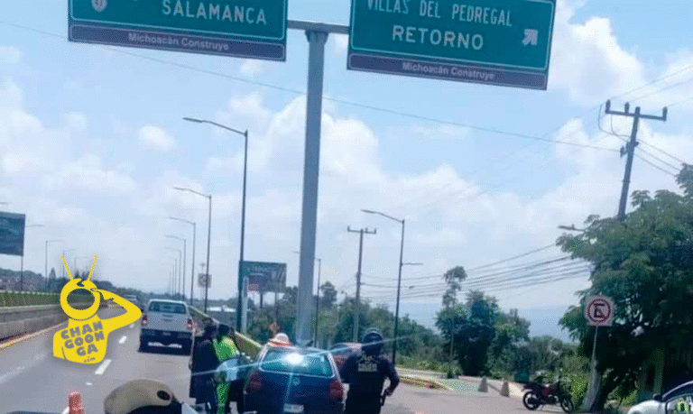 Abuelito Choca Contra Poste Metálico A La Altura De Villas Del Pedregal - Changoonga.com