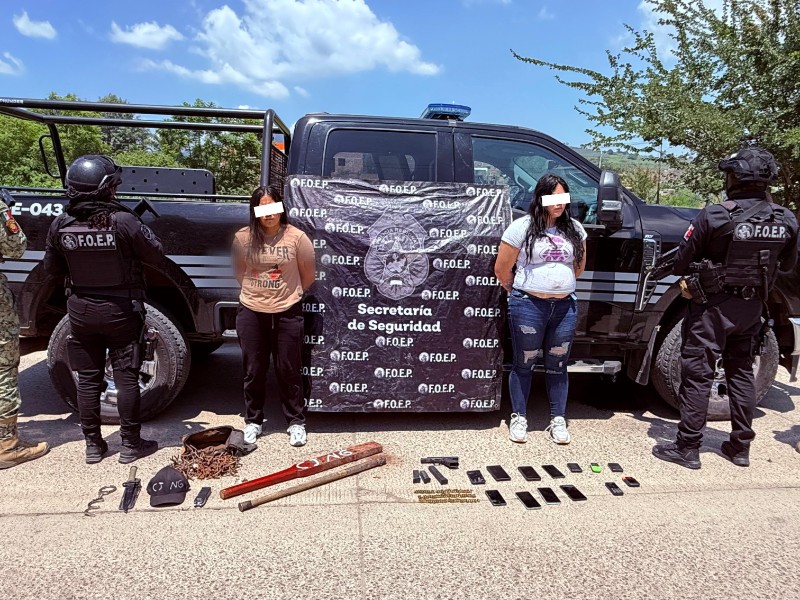 Balacera en El Arenal; hay dos detenidas