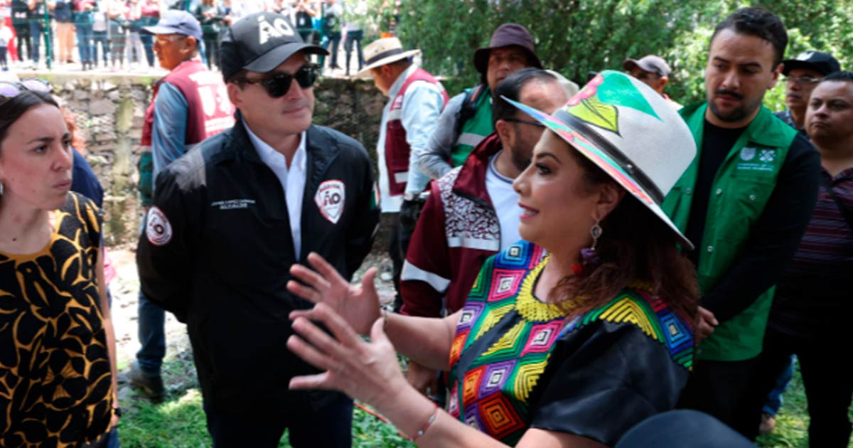 Clara Brugada lanza plan para rescatar barrancas en CDMX