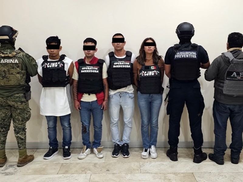 Detienen a 6 presuntos integrantes de la Barredora en Puebla