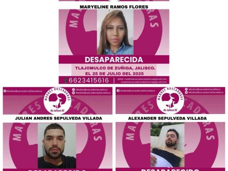 Fueron cinco colombianos desaparecidos en Tlajomulco; ya fueron liberados