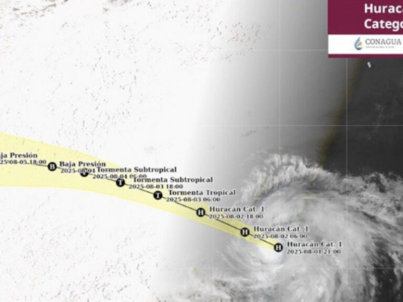 Gil se convierte en huracán categoría 1