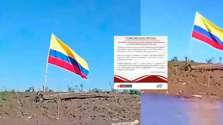 Gobierno de Perú responde a la aparición de una bandera colombiana en isla de Santa Rosa: 'Acciones innecesarias'
