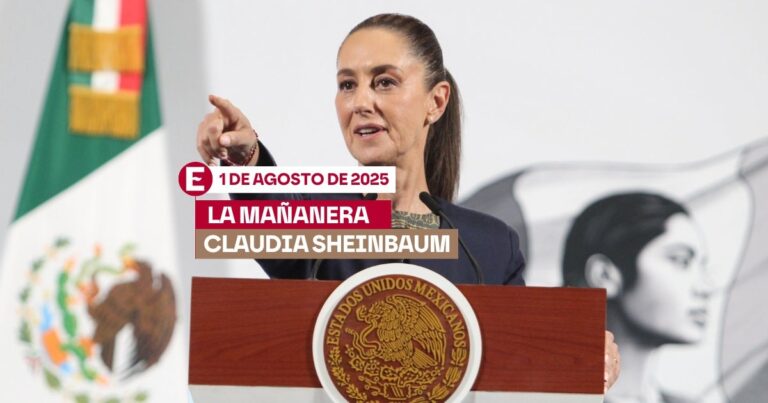 'La Mañanera' de Claudia Sheinbaum 1 de agosto de 2025