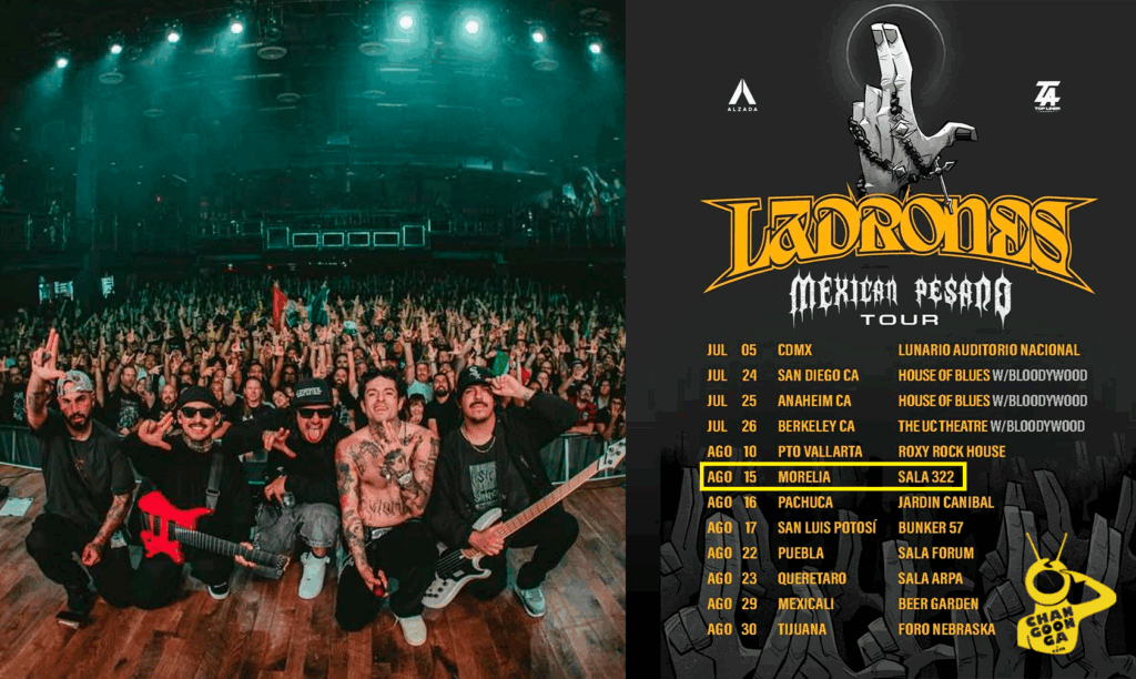 "Ladrones" Llega Por Primera Vez A Morelia Con Su Flow Pesado Este 15 De Agosto - Changoonga.com