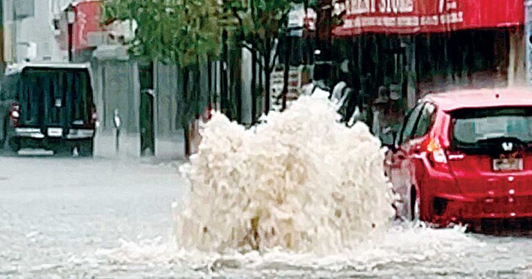 Lluvias dejan un muerto en EU; declaran emergencia en Nueva York