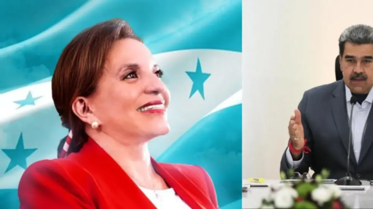 Presidenta de Honduras rechaza acusaciones contra Maduro y reafirma respeto 'a la autodeterminación y derecho internacional'