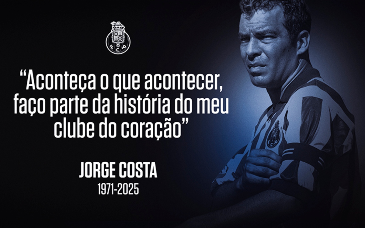 Oporto de luto por fallecimiento de Jorge Costa, excapitán y directivo
