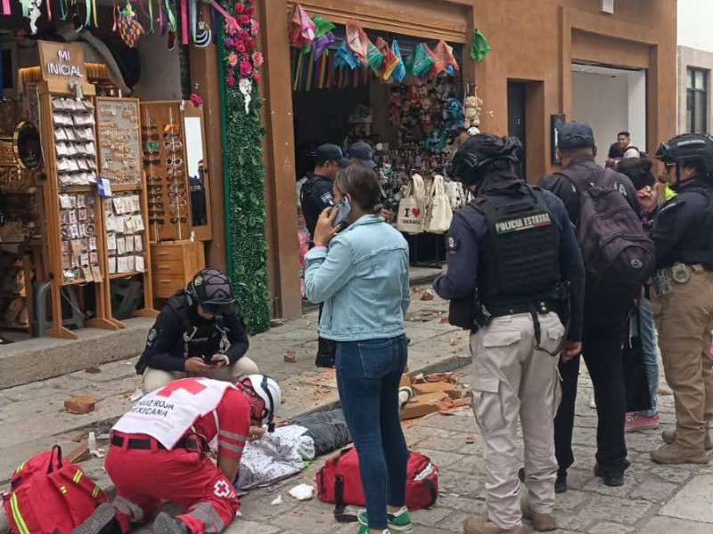 Sismo de 5.9 deja herido a hombre en el centro de Oaxaca