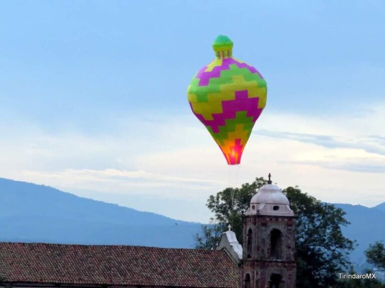 Tiríndaro se eleva: tradición y color en Festival de Globos de Cantoya