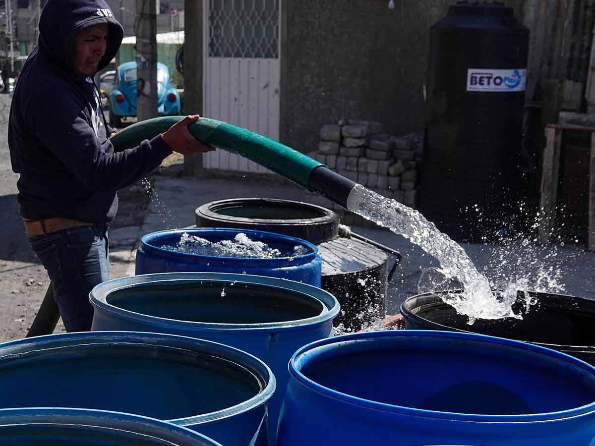 CDMX activa tandeo de agua en agosto