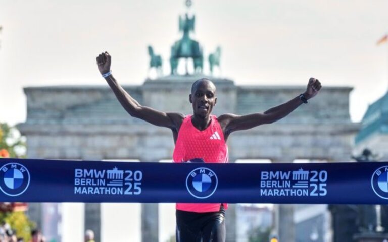 Sabastian Sawe gana el Maratón de Berlín, pero no logra batir el récord mundial