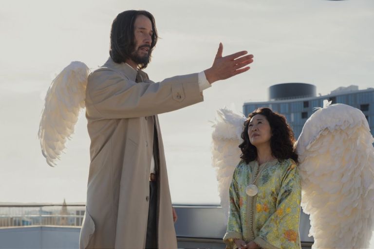Crítica de “Cuando el cielo se equivoca”: Seth Rogen y Keanu Reeves en una fábula demasiado literal