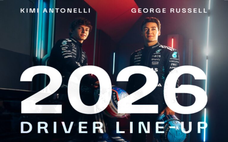 F1: Renueva Mercedes a Russell y Antonelli hasta 2026