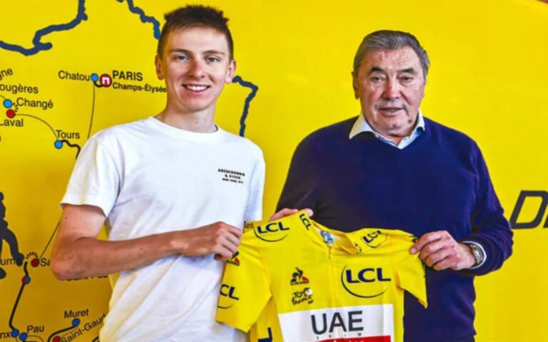Tadej Pogacar muerde la sombra de Eddie Merckx | Video